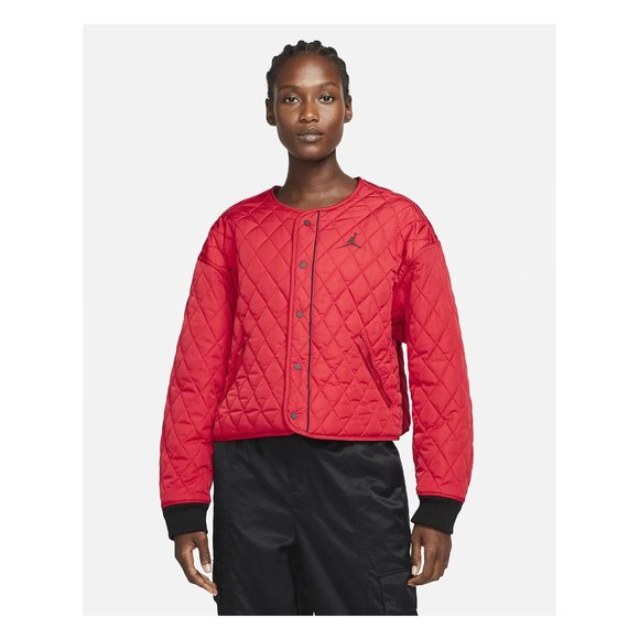 Nike Air Jordan Flight Cropped Bomber Reversible Jacket - Picture 4 of 11